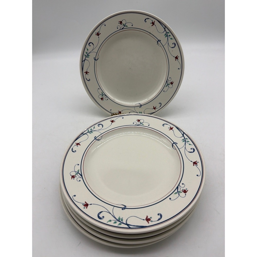 5 Mikasa Intaglio- "Annette" 8-1/4" Salad Plates